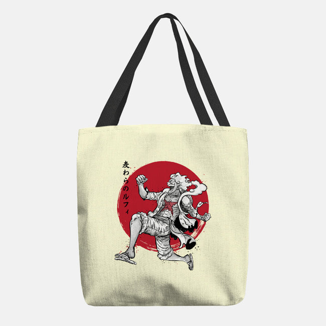The Awakening Of Sun God Sumi-e-None-Basic Tote-Bag-DrMonekers