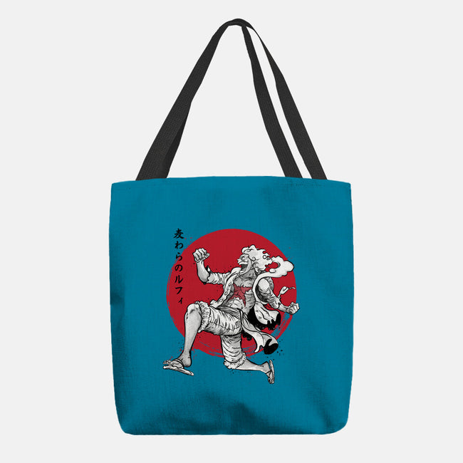 The Awakening Of Sun God Sumi-e-None-Basic Tote-Bag-DrMonekers