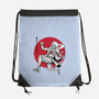 The Awakening Of Sun God Sumi-e-None-Drawstring-Bag-DrMonekers