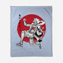 The Awakening Of Sun God Sumi-e-None-Fleece-Blanket-DrMonekers