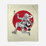 The Awakening Of Sun God Sumi-e-None-Fleece-Blanket-DrMonekers