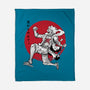 The Awakening Of Sun God Sumi-e-None-Fleece-Blanket-DrMonekers