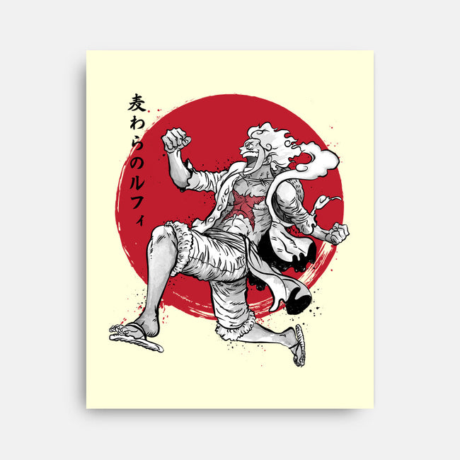 The Awakening Of Sun God Sumi-e-None-Stretched-Canvas-DrMonekers