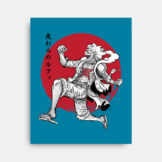 The Awakening Of Sun God Sumi-e-None-Stretched-Canvas-DrMonekers