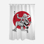 The Awakening Of Sun God Sumi-e-None-Polyester-Shower Curtain-DrMonekers
