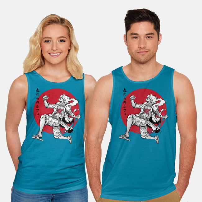 The Awakening Of Sun God Sumi-e-Unisex-Basic-Tank-DrMonekers