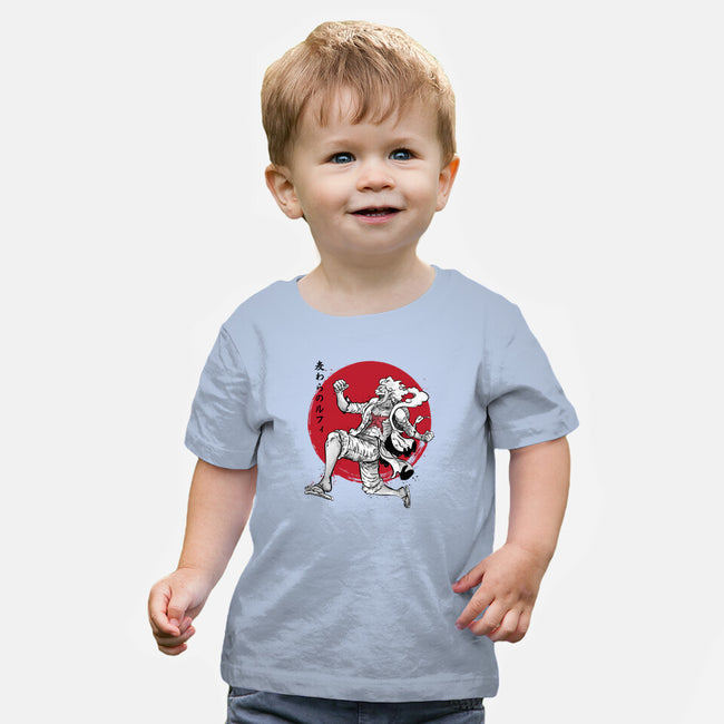 The Awakening Of Sun God Sumi-e-Baby-Basic-Tee-DrMonekers