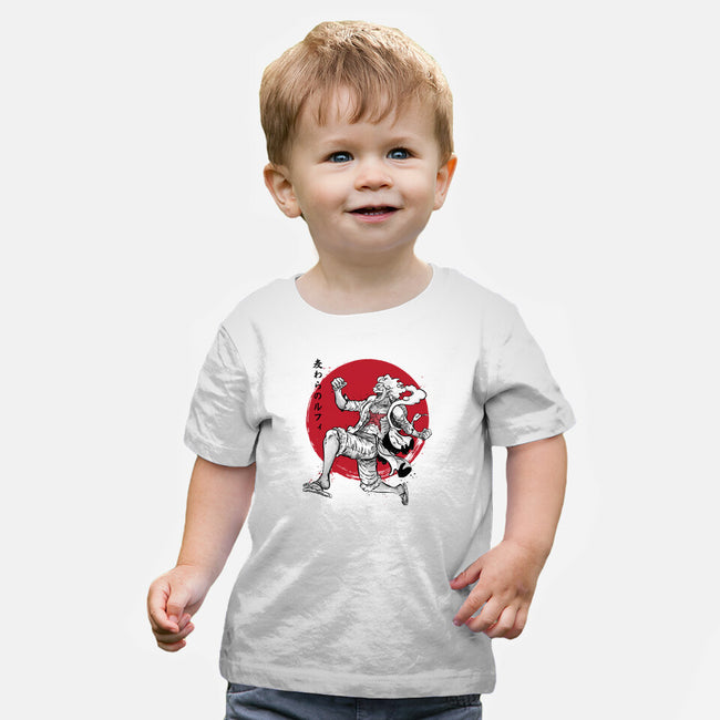 The Awakening Of Sun God Sumi-e-Baby-Basic-Tee-DrMonekers