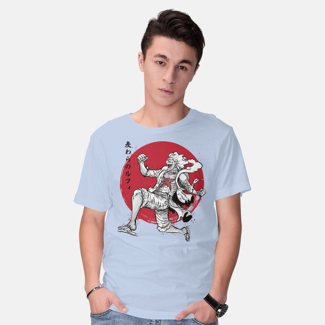 The Awakening Of Sun God Sumi-e-Mens-Basic-Tee-DrMonekers
