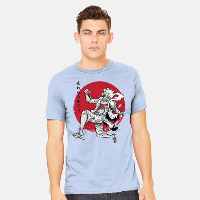 The Awakening Of Sun God Sumi-e-Mens-Heavyweight-Tee-DrMonekers