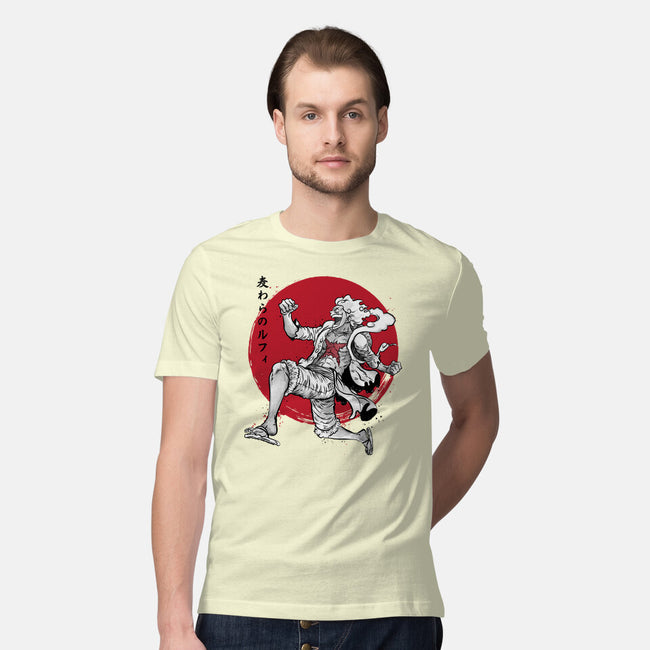 The Awakening Of Sun God Sumi-e-Mens-Premium-Tee-DrMonekers