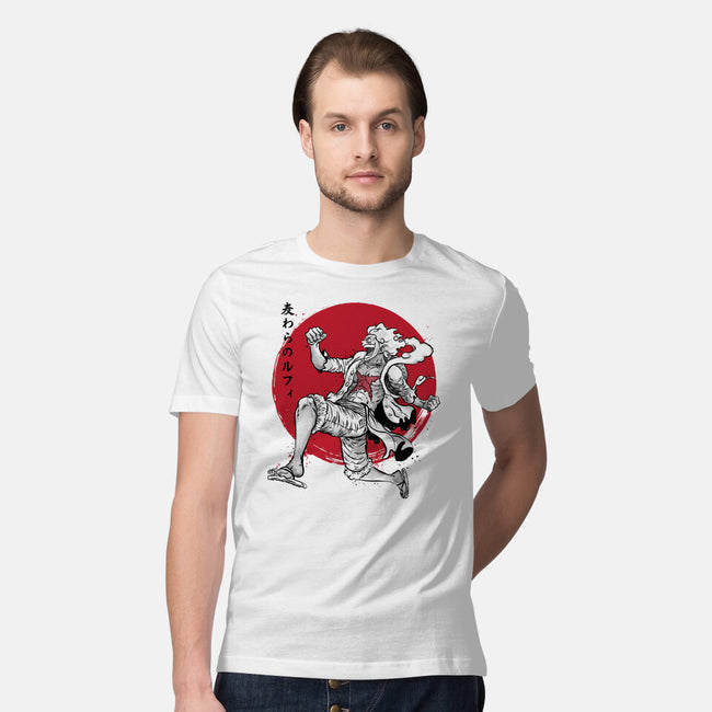 The Awakening Of Sun God Sumi-e-Mens-Premium-Tee-DrMonekers