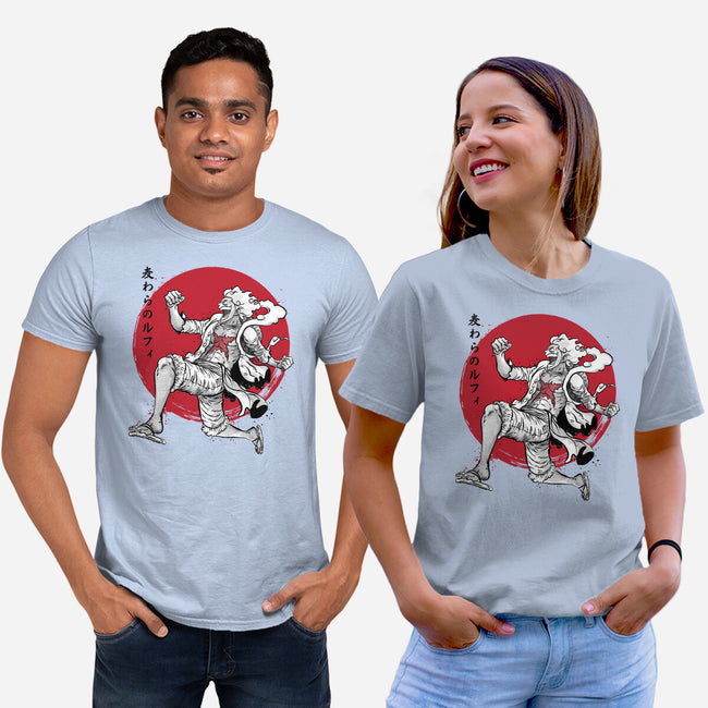 The Awakening Of Sun God Sumi-e-Unisex-Basic-Tee-DrMonekers