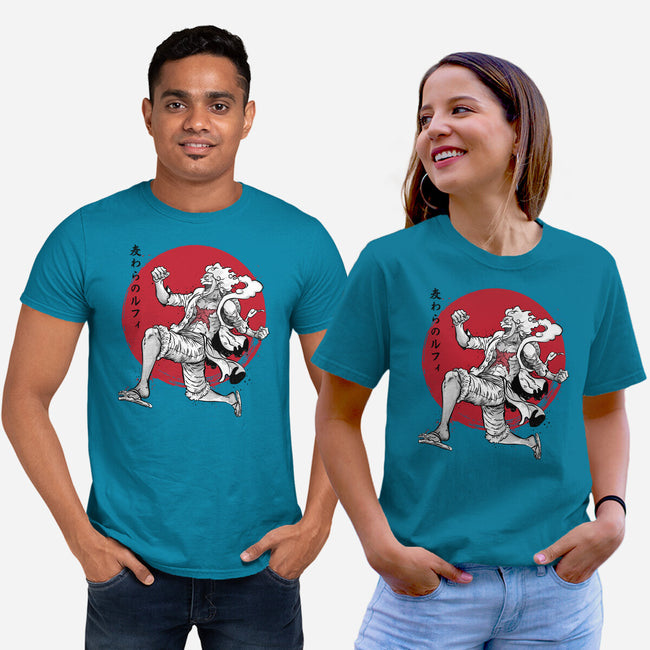 The Awakening Of Sun God Sumi-e-Unisex-Basic-Tee-DrMonekers