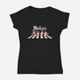 The Moogles-Womens-V-Neck-Tee-2DFeer