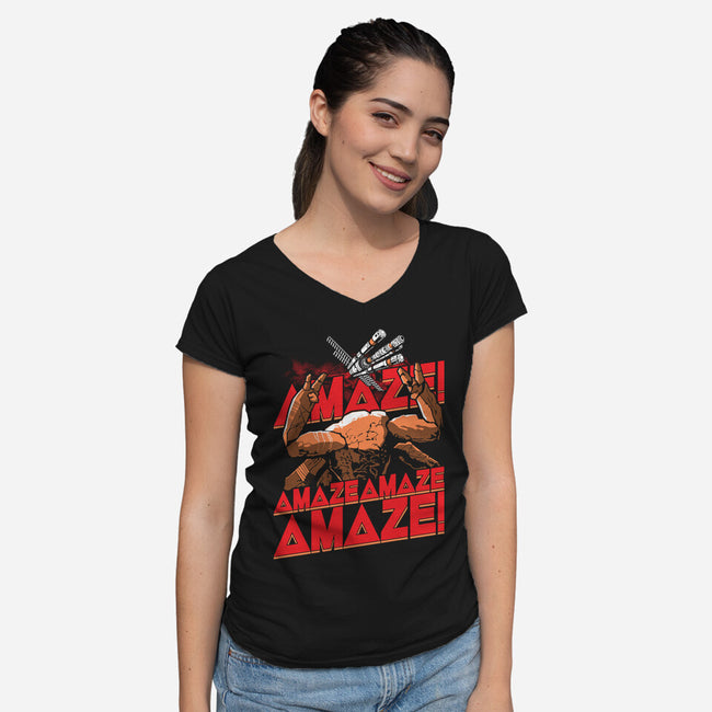 Project Amaze-Womens-V-Neck-Tee-everdream