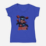 Invincible Nobody-Womens-V-Neck-Tee-Samuel