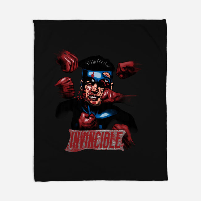Invincible Nobody-None-Fleece-Blanket-Samuel