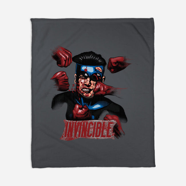 Invincible Nobody-None-Fleece-Blanket-Samuel