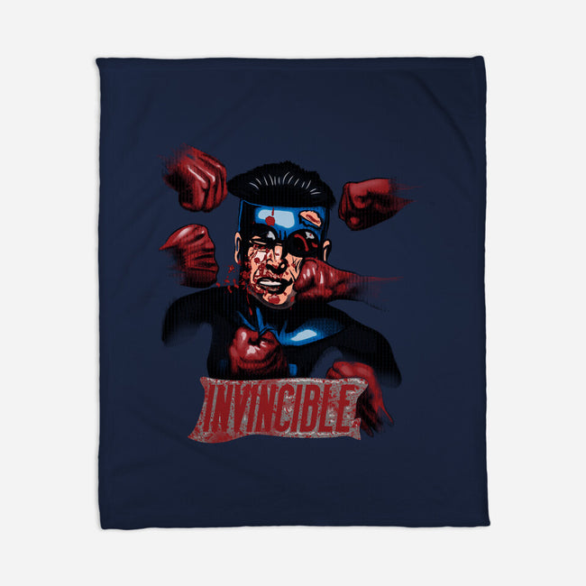 Invincible Nobody-None-Fleece-Blanket-Samuel