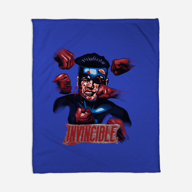 Invincible Nobody-None-Fleece-Blanket-Samuel