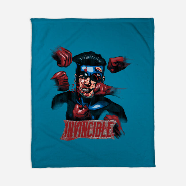 Invincible Nobody-None-Fleece-Blanket-Samuel