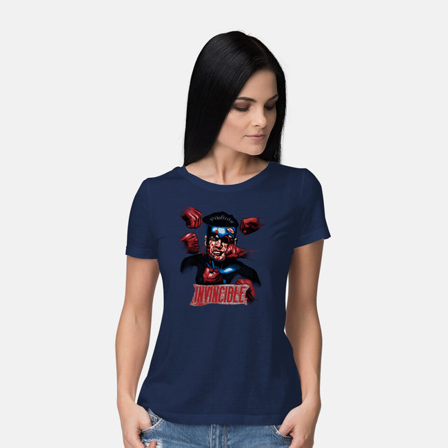 Invincible Nobody-Womens-Basic-Tee-Samuel