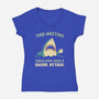 Could Have Been A Shark Attack-Womens-V-Neck-Tee-kg07