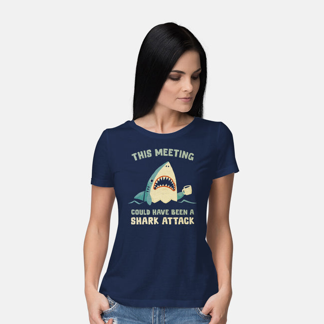 Could Have Been A Shark Attack-Womens-Basic-Tee-kg07