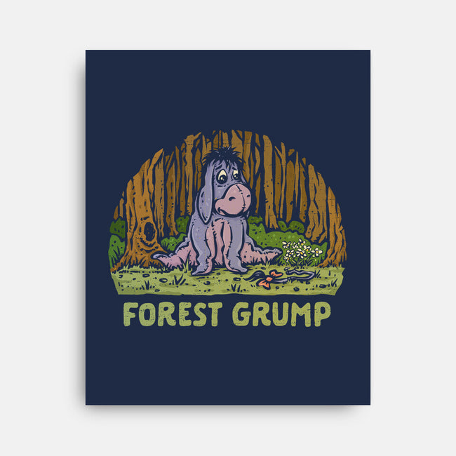 Forest Grump-None-Stretched-Canvas-kg07