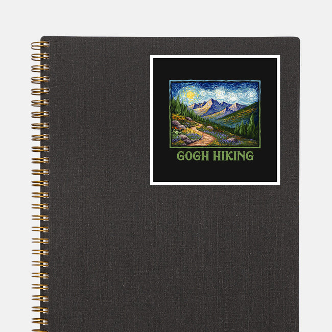 Gogh Hiking-None-Glossy-Sticker-kg07