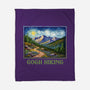 Gogh Hiking-None-Fleece-Blanket-kg07