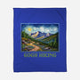 Gogh Hiking-None-Fleece-Blanket-kg07