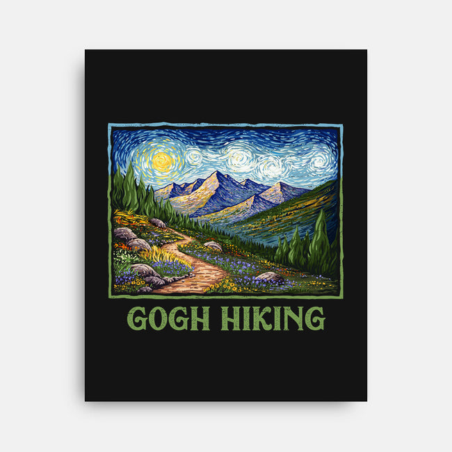 Gogh Hiking-None-Stretched-Canvas-kg07