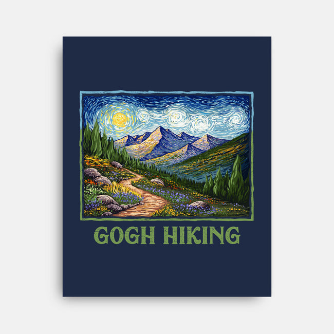 Gogh Hiking-None-Stretched-Canvas-kg07