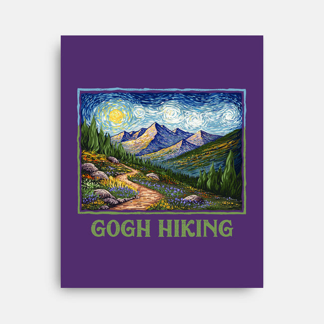 Gogh Hiking-None-Stretched-Canvas-kg07