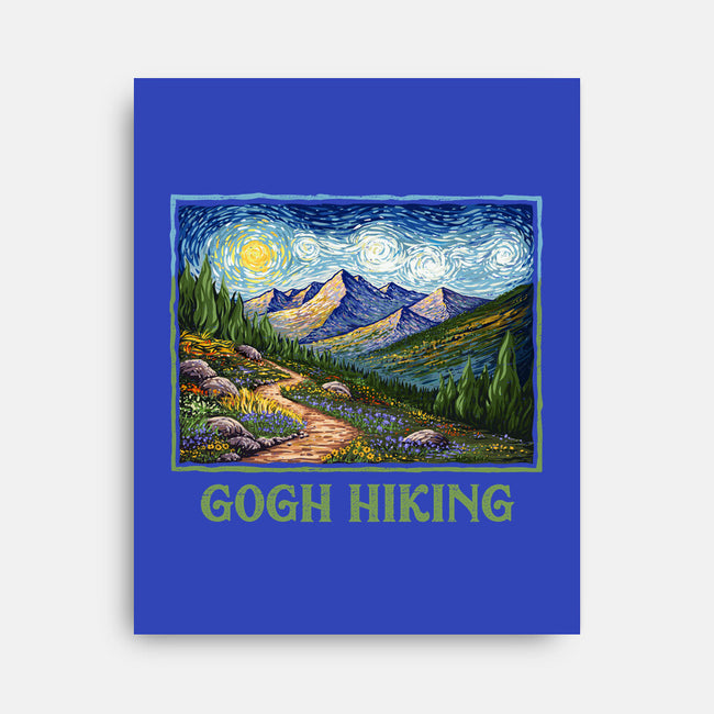 Gogh Hiking-None-Stretched-Canvas-kg07