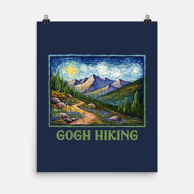 Gogh Hiking-None-Matte-Poster-kg07