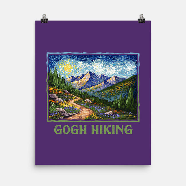 Gogh Hiking-None-Matte-Poster-kg07