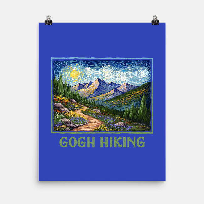 Gogh Hiking-None-Matte-Poster-kg07