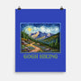 Gogh Hiking-None-Matte-Poster-kg07