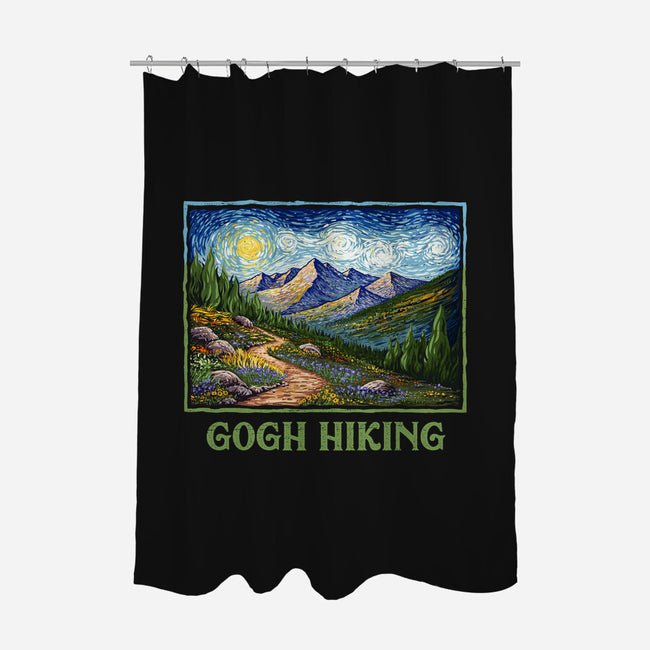 Gogh Hiking-None-Polyester-Shower Curtain-kg07