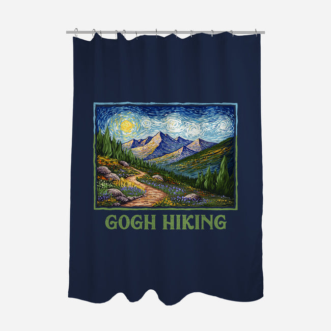 Gogh Hiking-None-Polyester-Shower Curtain-kg07