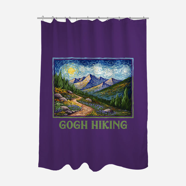 Gogh Hiking-None-Polyester-Shower Curtain-kg07