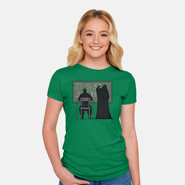 Combat 101-Womens-Fitted-Tee-pigboom