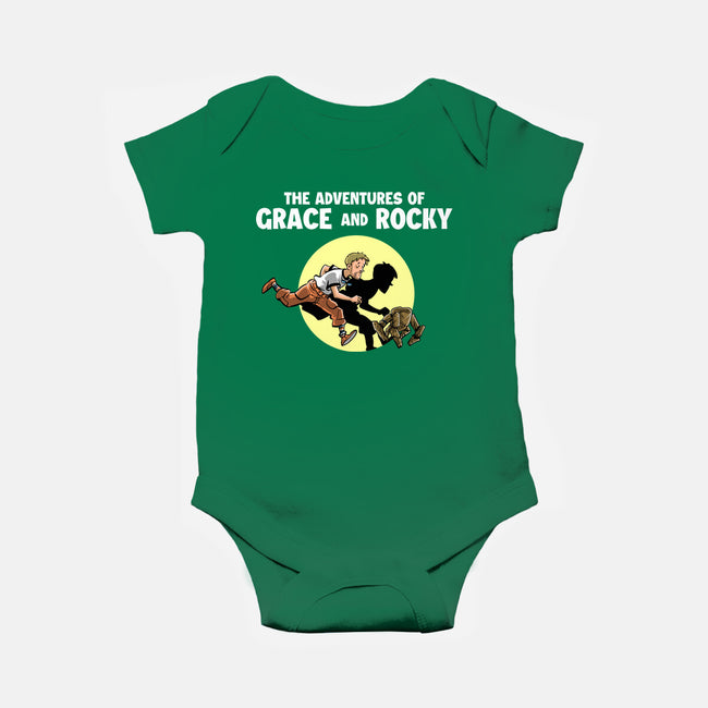 The Adventures Of Grace And Rocky-Baby-Basic-Onesie-zascanauta