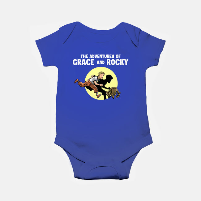 The Adventures Of Grace And Rocky-Baby-Basic-Onesie-zascanauta