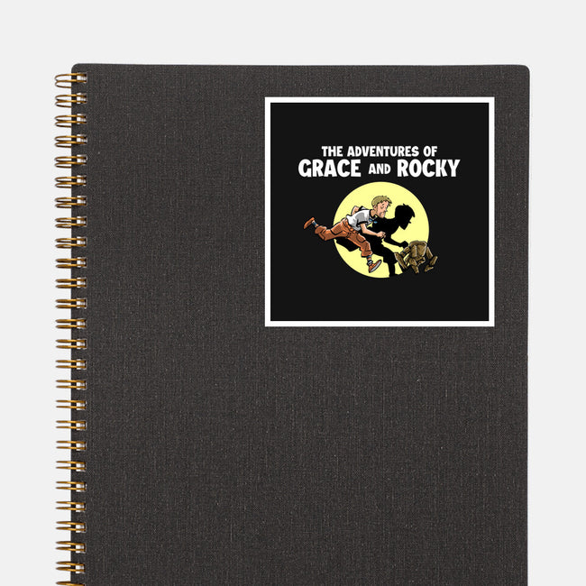 The Adventures Of Grace And Rocky-None-Glossy-Sticker-zascanauta