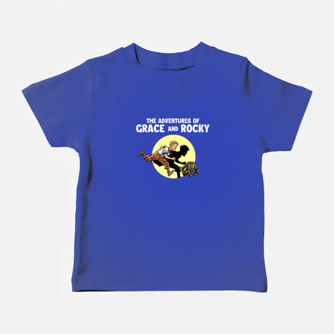 The Adventures Of Grace And Rocky-Baby-Basic-Tee-zascanauta