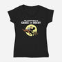 The Adventures Of Grace And Rocky-Womens-V-Neck-Tee-zascanauta